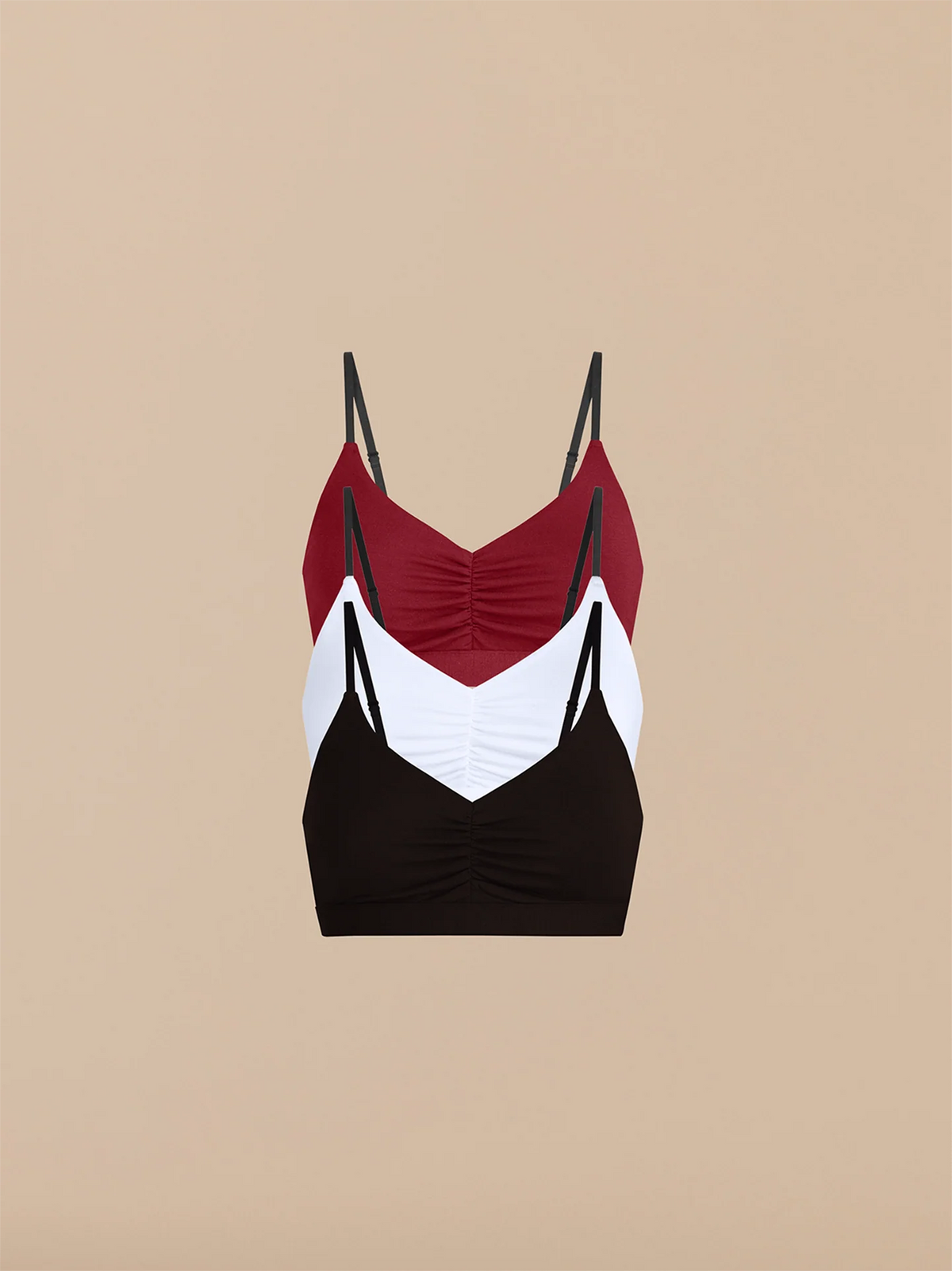 UltraModal™ FeelFree Ruched Bralette 3-Pack | Classic Pack