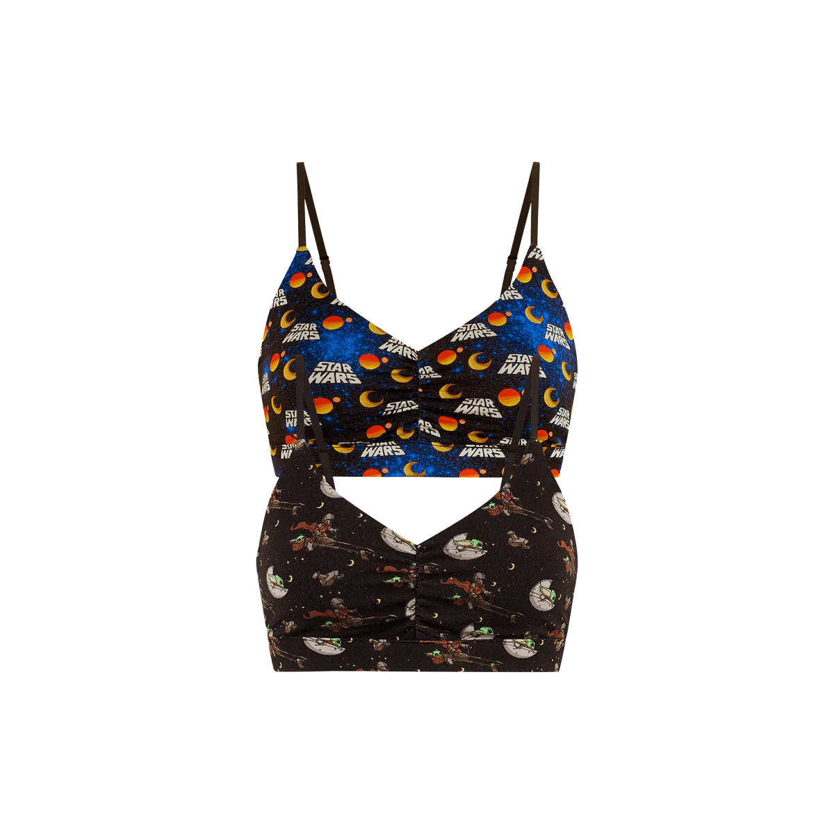 UltraModal™ FeelFree Ruched Bralette 2-Pack | Galaxy Far Far Away Pack