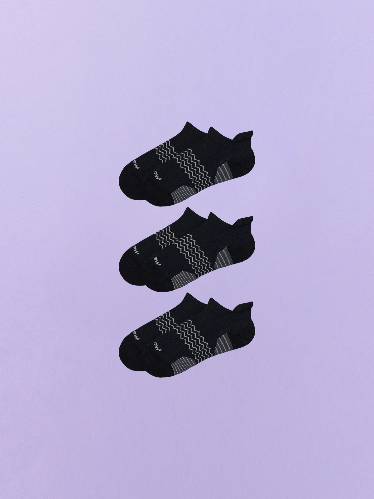 Active Ankle Sock 3-Pack | Black Pack