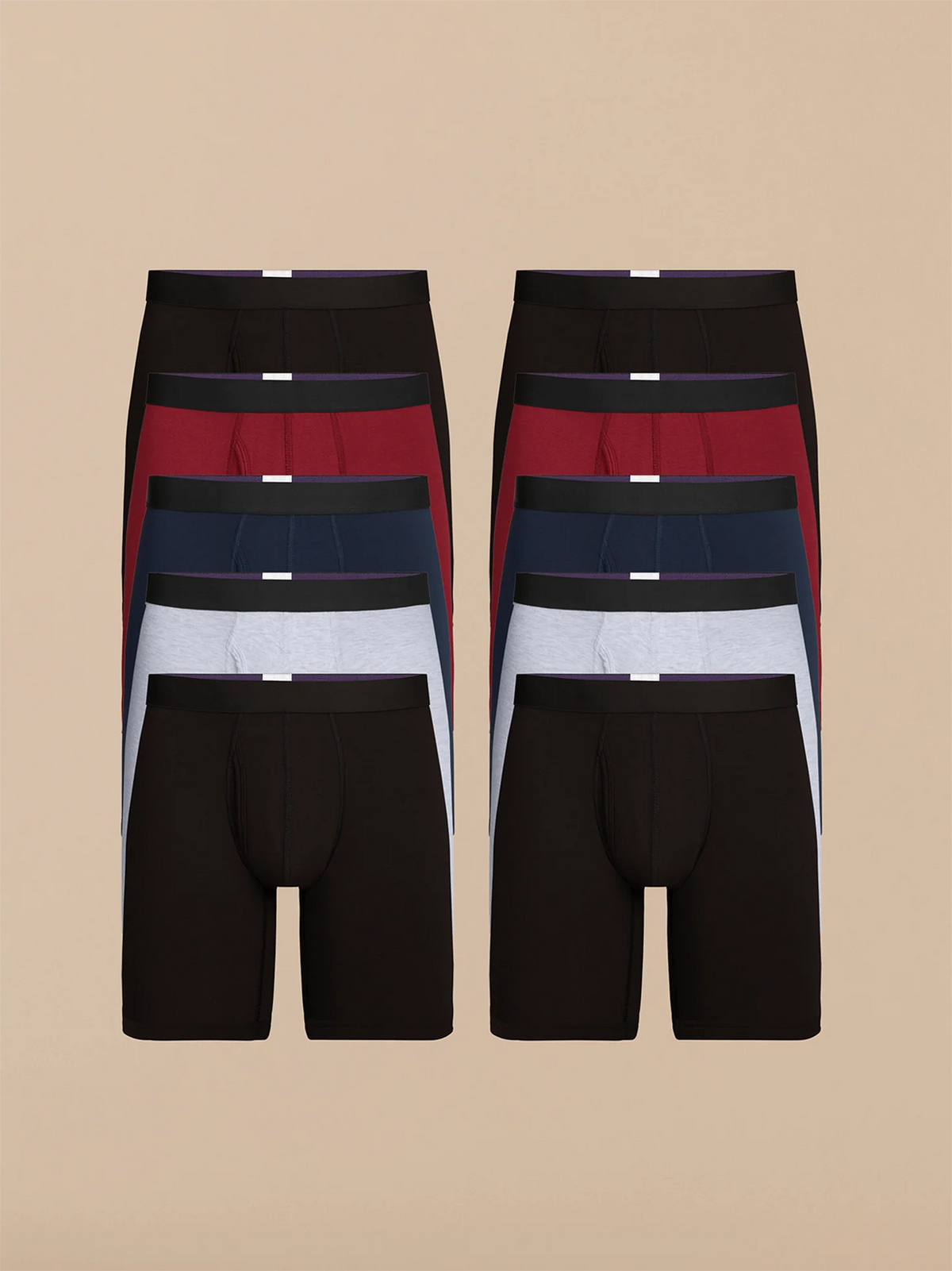 UltraModal™ Core Long Boxer Brief w/ Fly 10-Pack | Classic Pack