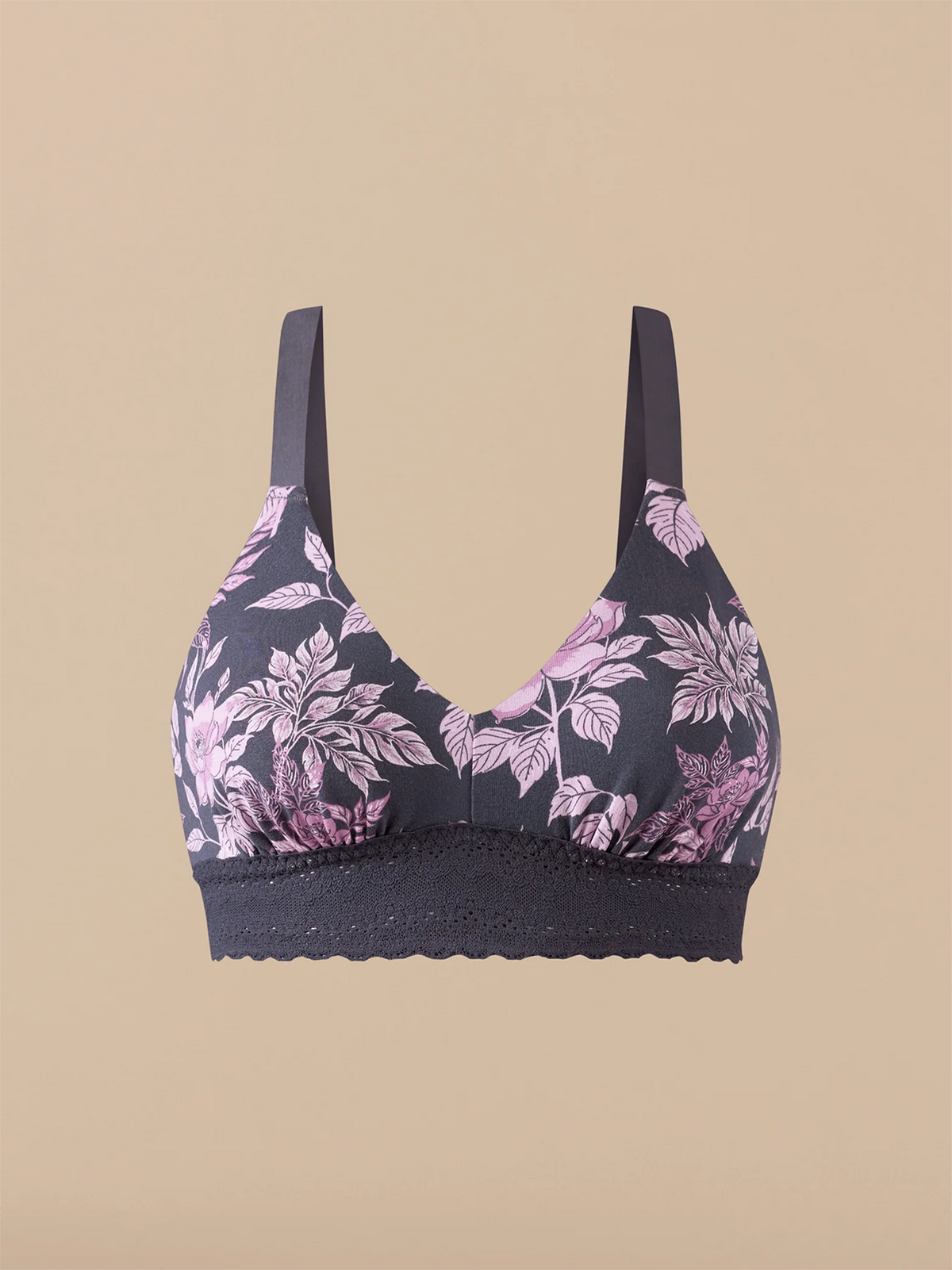 UltraModal™ Lace Longline Bralette | Purple Bloom