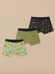 UltraModal™ Kids Core Boys Boxer Brief 3-Pack | Dino Land Pack
