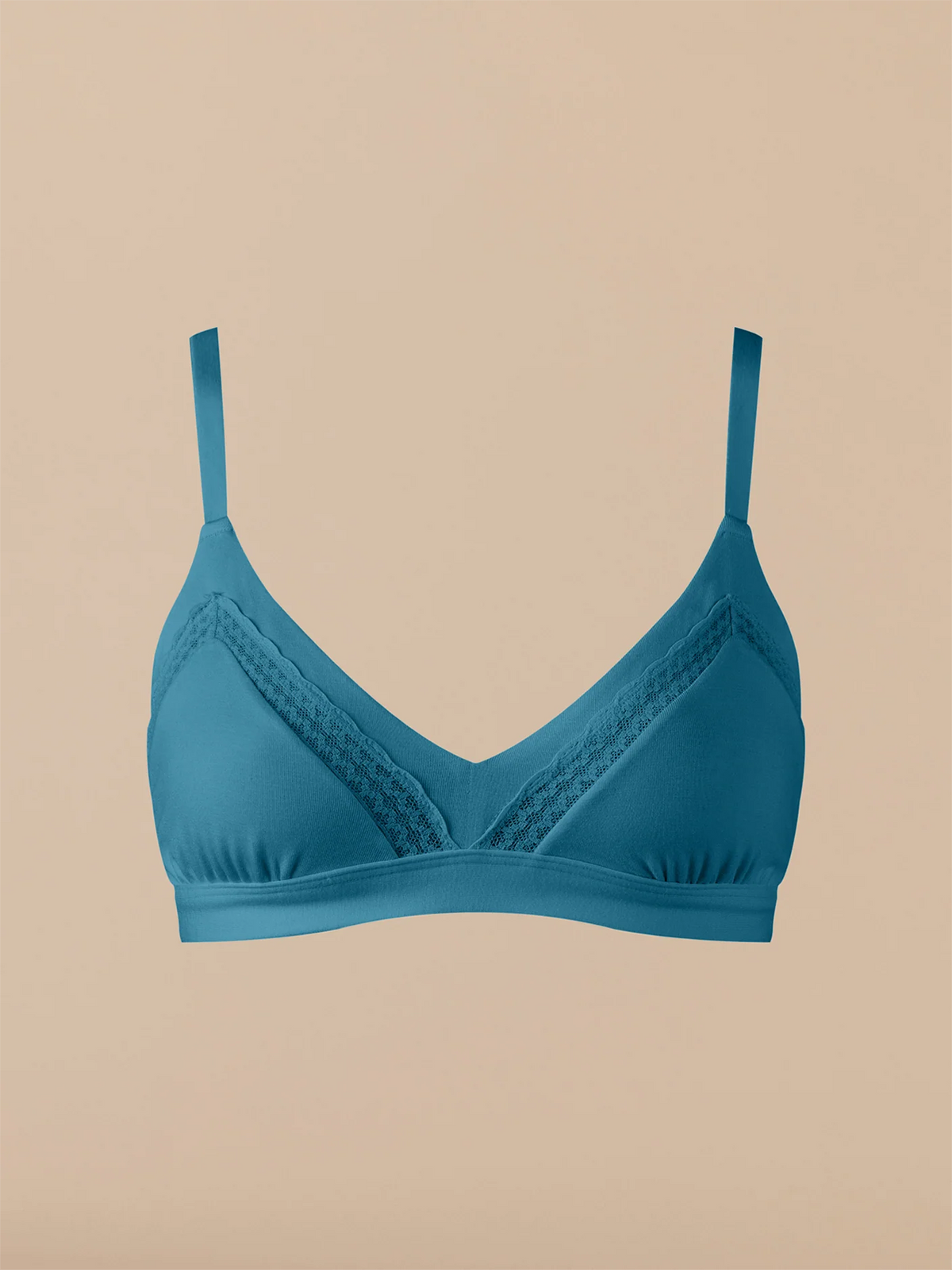 UltraModal™ Lace Triangle Bralette | Teal