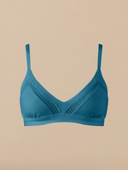 UltraModal™ Lace Triangle Bralette | Teal