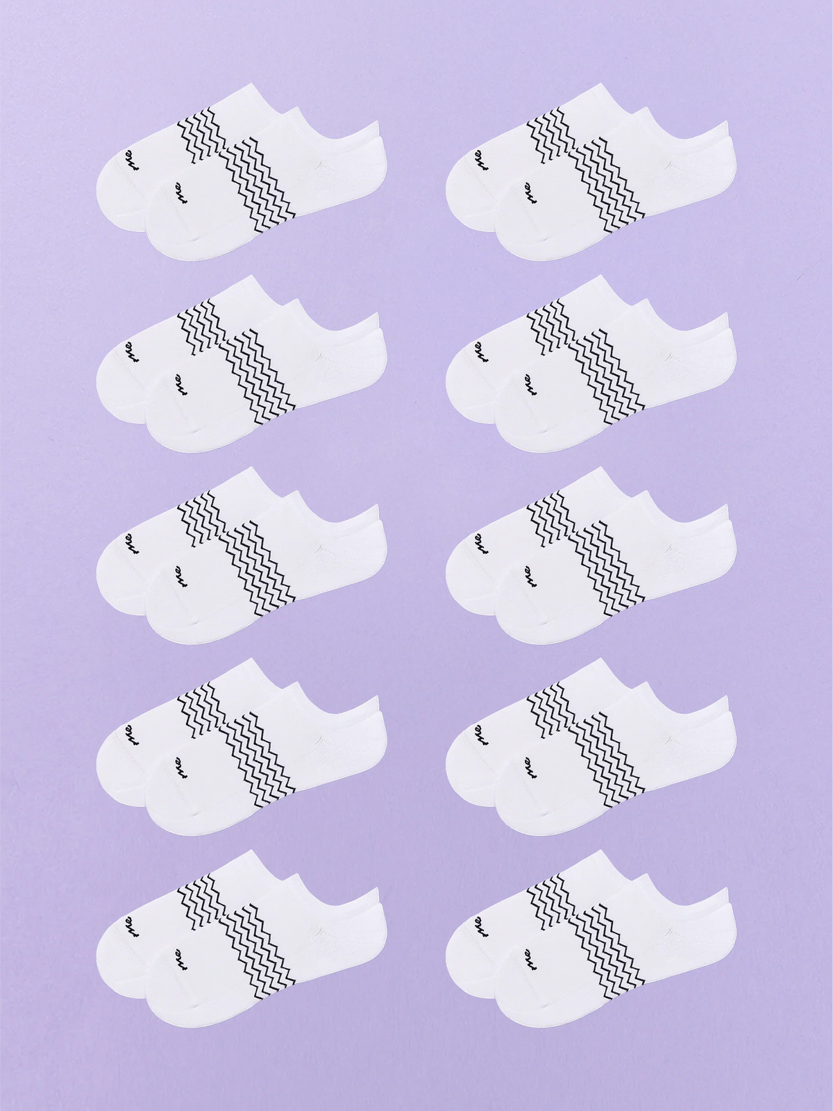 Essential Ankle Sock 10-Pack | White Pack