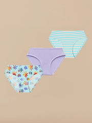 UltraModal™ Kids FeelFree Girls Bikini Brief 3-Pack | Spring Pack