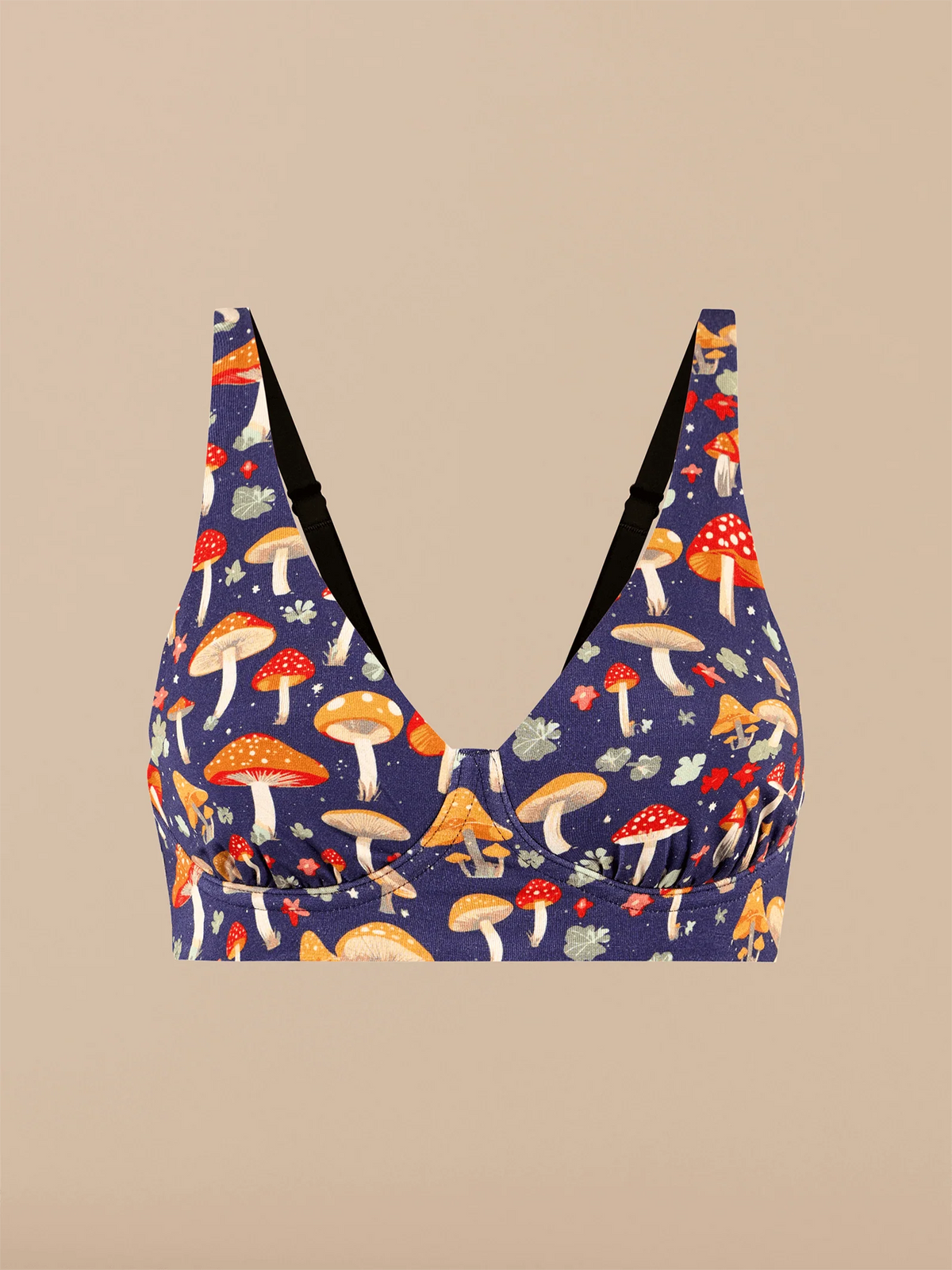 UltraModal™ FeelFree Longline Bralette | Mushroom Mania