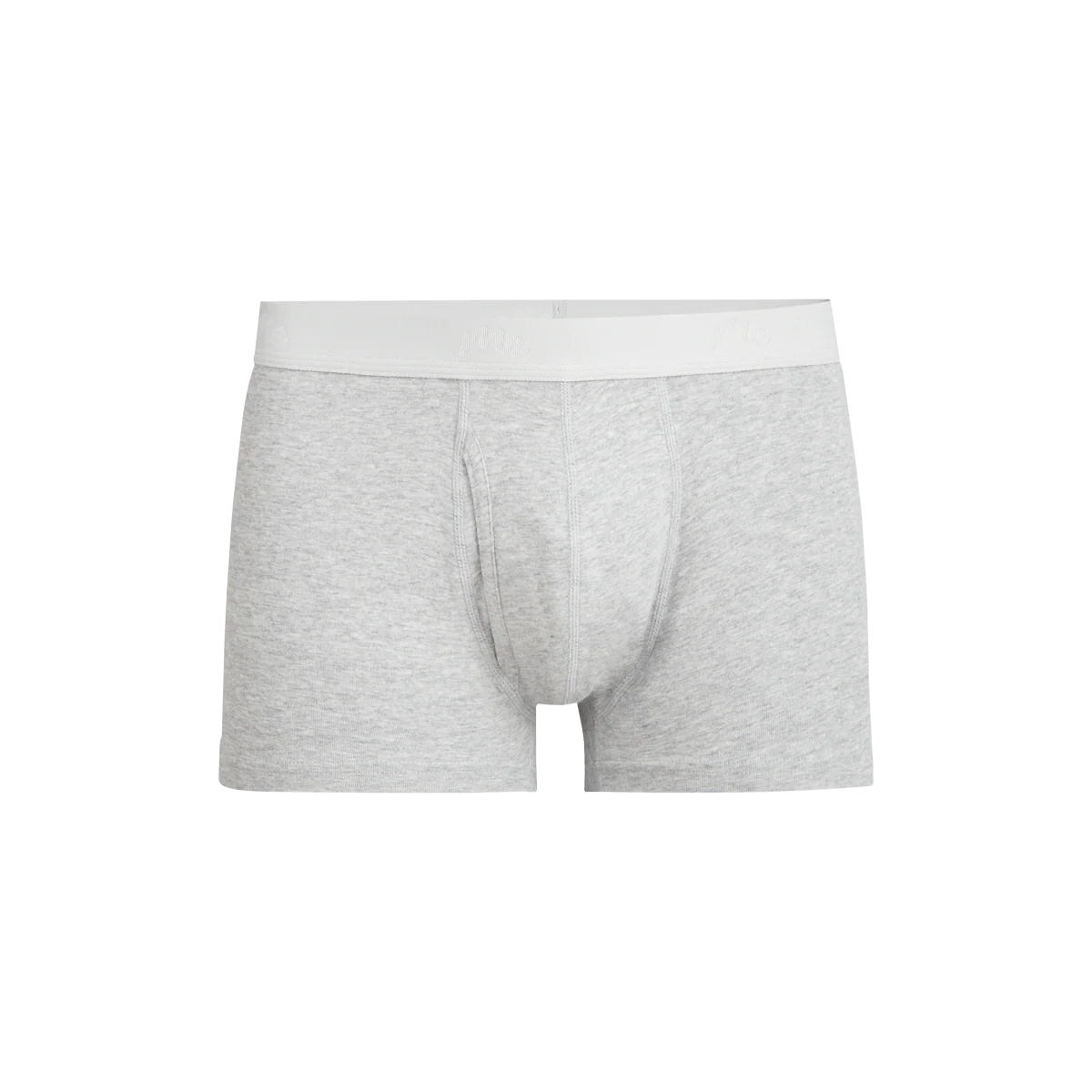 Stretch Cotton Trunk w/ Fly | Heather Grey