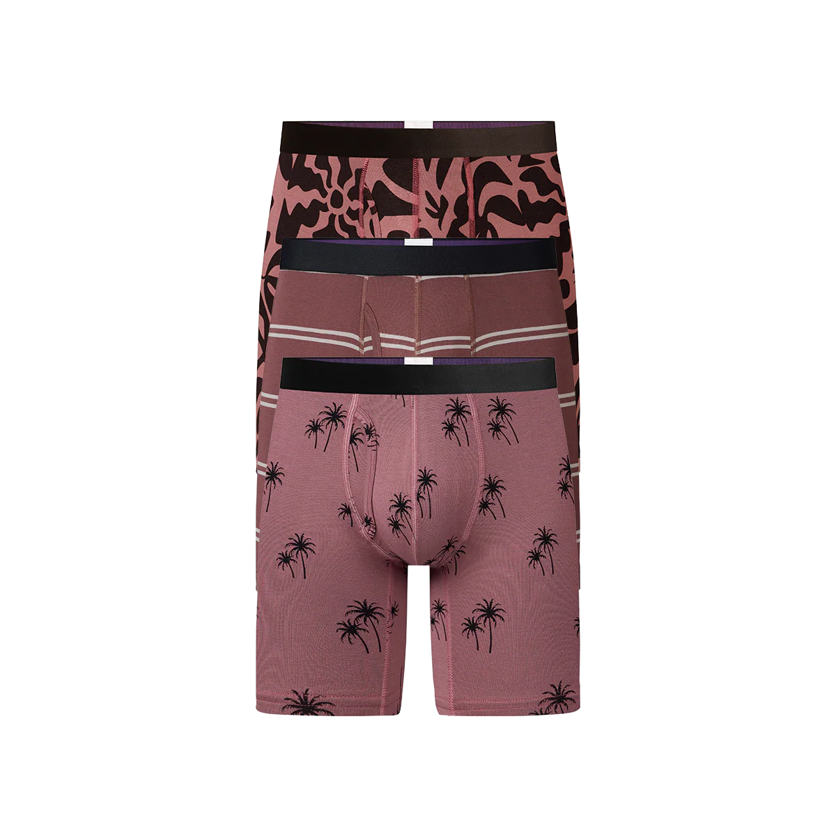 UltraModal™ Core Long Boxer Brief w/ Fly 3-Pack | Beach Boheme Clay Pack