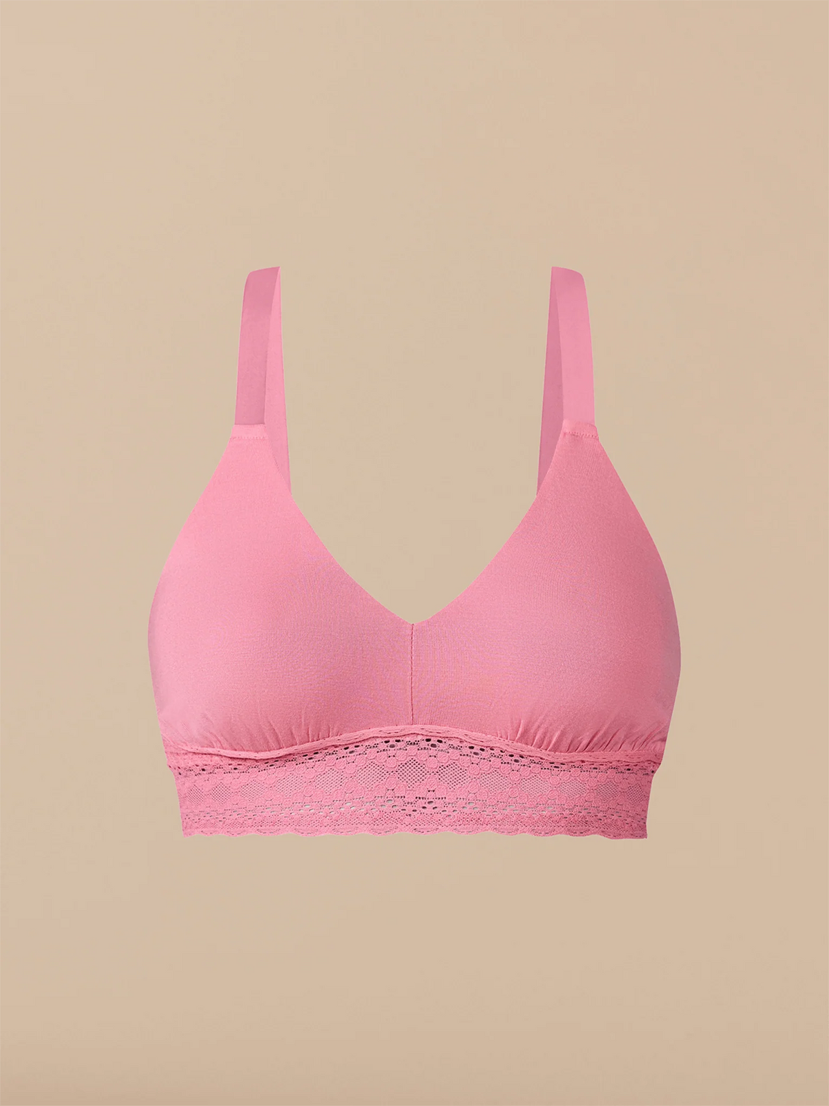 UltraModal™ Lace Longline Bralette | Pop Pink