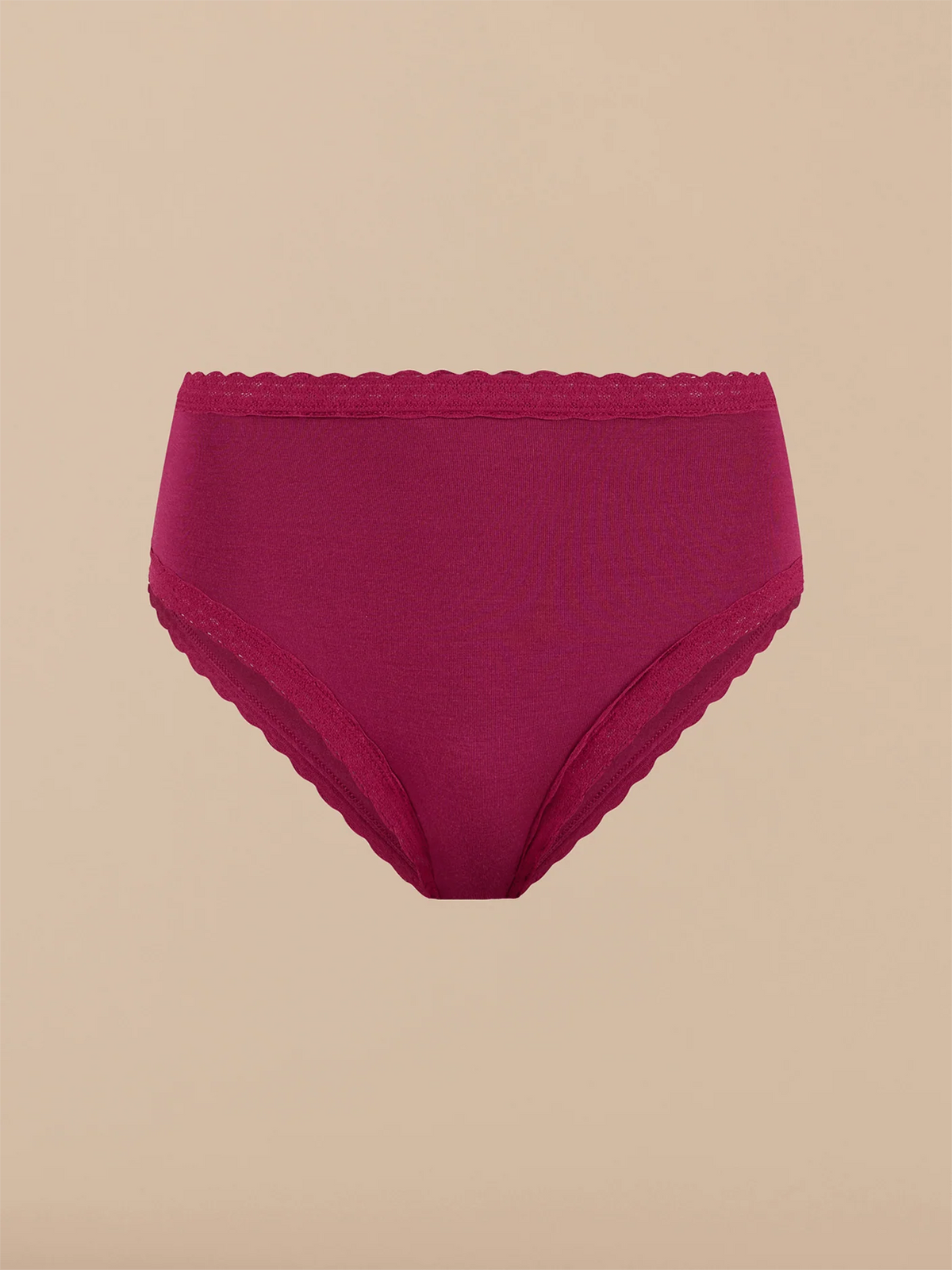 UltraModal™ Lace High-Waisted Cheeky Bikini | Plum