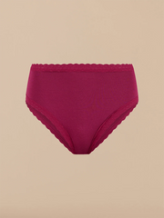 UltraModal™ Lace High-Waisted Cheeky Bikini | Plum