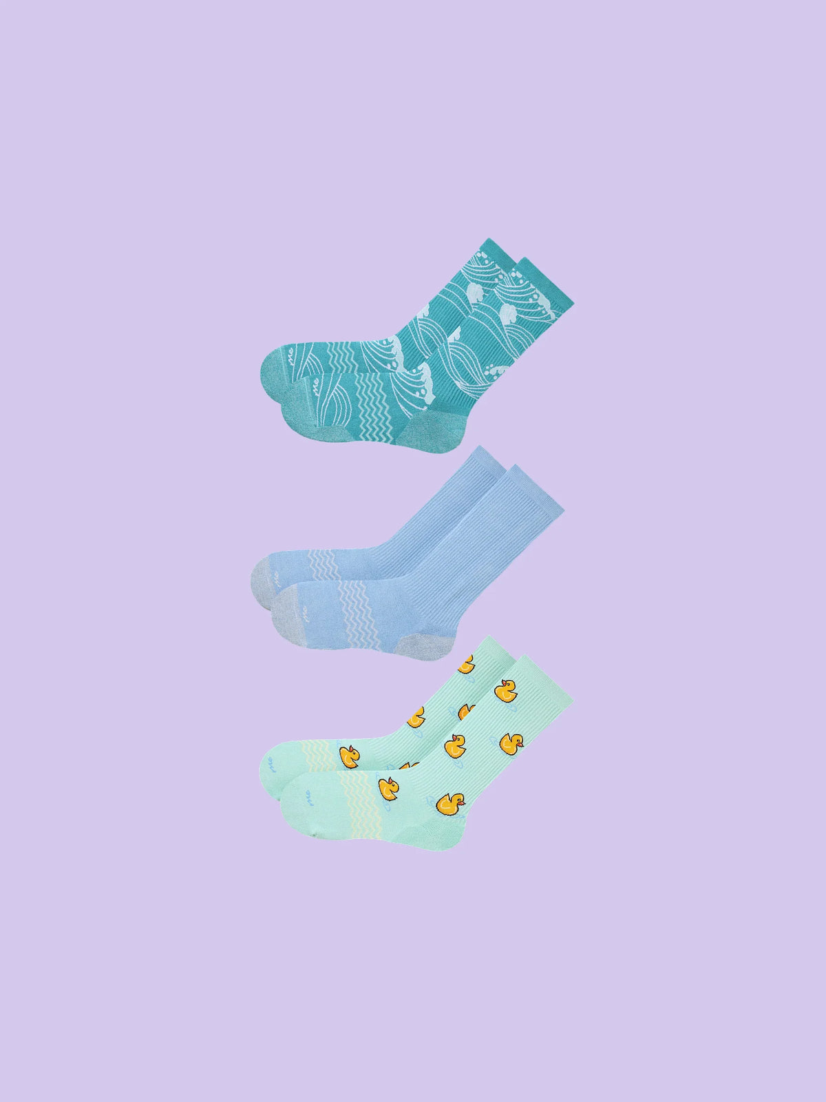 Essential Crew Sock 3-Pack | Splash & Quack Pack
