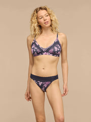 UltraModal™ Lace Triangle Bralette | Purple Bloom