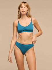UltraModal™ FeelFree Ruched Bralette | Teal
