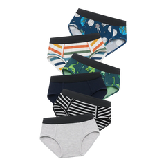 UltraModal™ Kids Core Boys Brief 6-Pack | Dino Stripes Pack