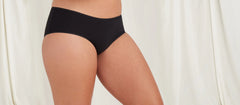 Stretch Cotton Hipster | Black