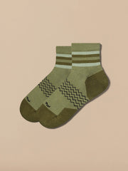 Essential Quarter Sock | Olive