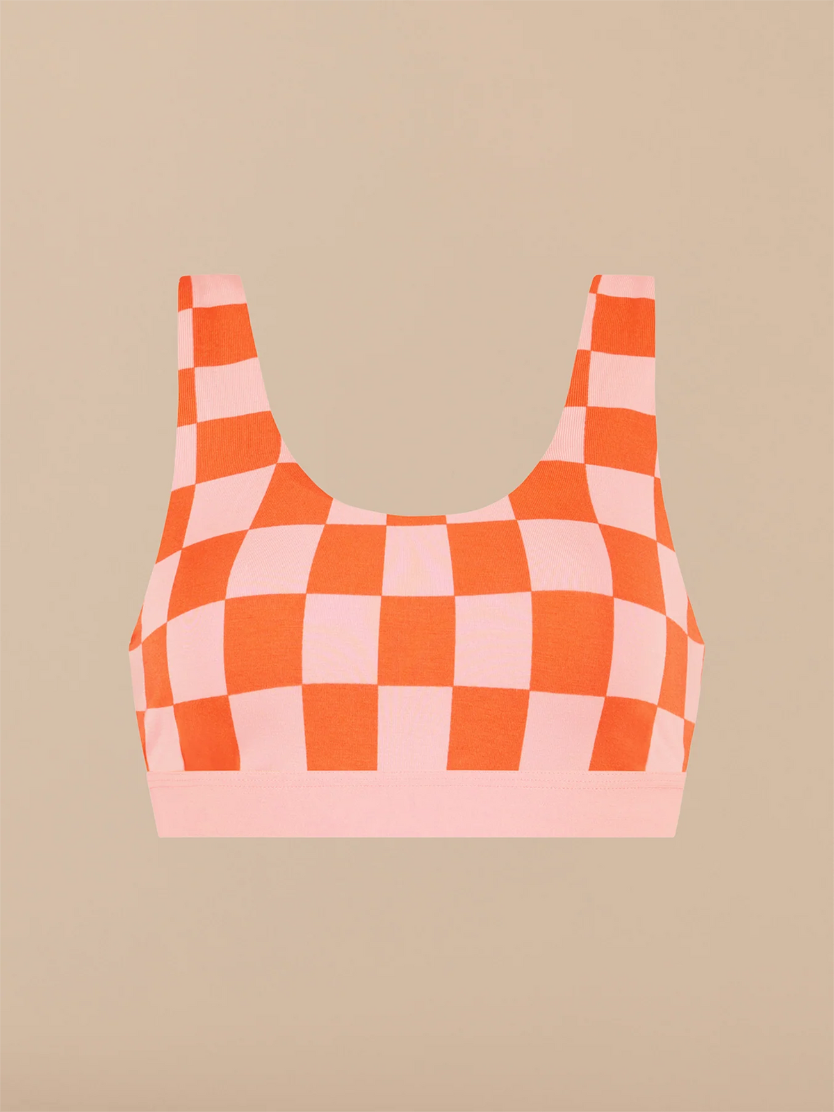 Curvy UltraModal™ Core Scoop Bralette | Cheeky Check