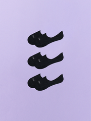 Essential No Show Sock 3-Pack | Black Pack