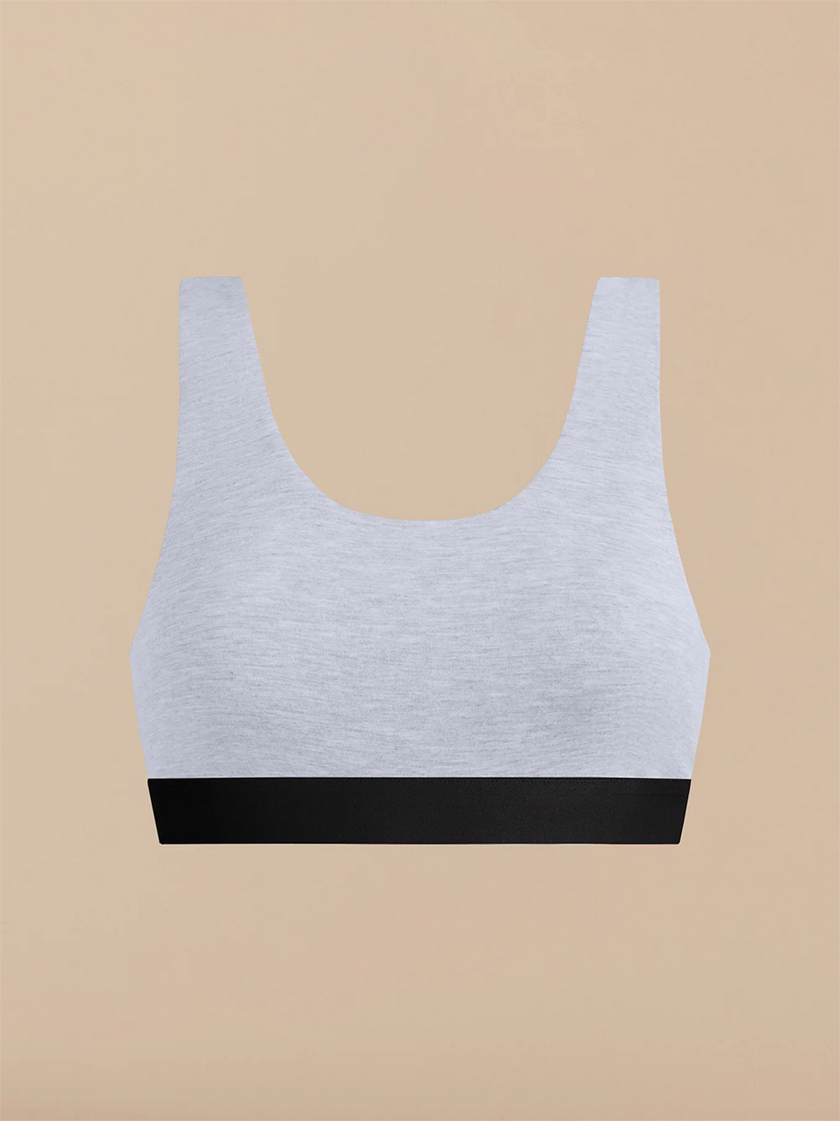 Curvy UltraModal™ Core Scoop Bralette | Heather Grey