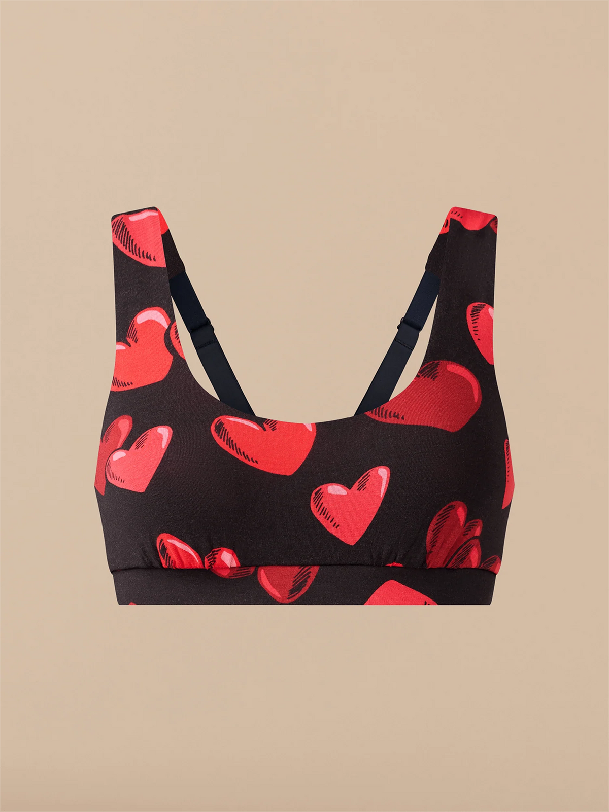 UltraModal™ FeelFree Square Neck Bralette | Floating Hearts