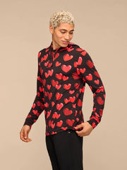 UltraModal™ Pullover Lounge Hoodie - Men's | Floating Hearts
