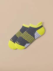 Active Ankle Sock | Electric Yellow/Grey