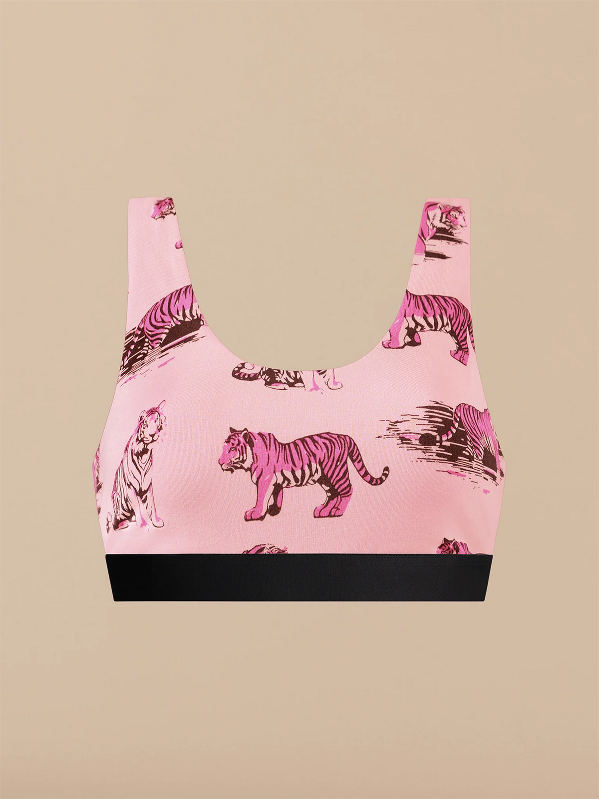 Curvy UltraModal™ Core Scoop Bralette | Tiger Pop