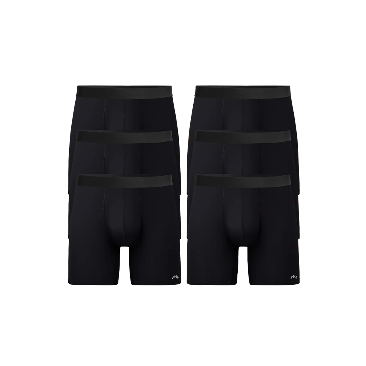 Breathe Ball Caddy™ Boxer Brief w/ Fly 6-Pack | Black Pack