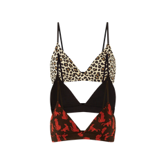UltraModal™ FeelFree Triangle Bralette 3-Pack | Wild Cat Pack