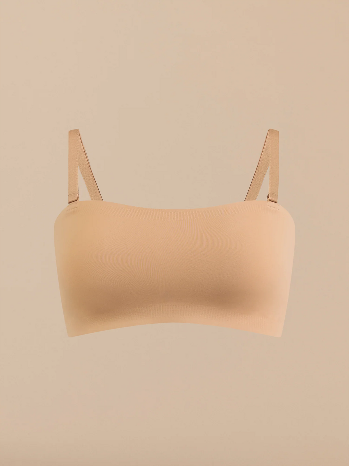 Seamless Bandeau Bralette | Latte