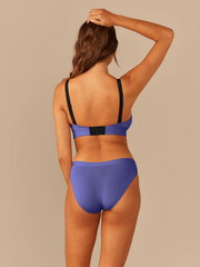 Curvy UltraModal™ FeelFree Ruched Bralette | Berry Blue