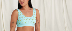 Stretch Cotton Scoop Bralette | Go Bananas