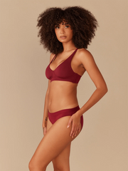 UltraModal™ FeelFree Longline Bralette | Cabernet/Cabernet