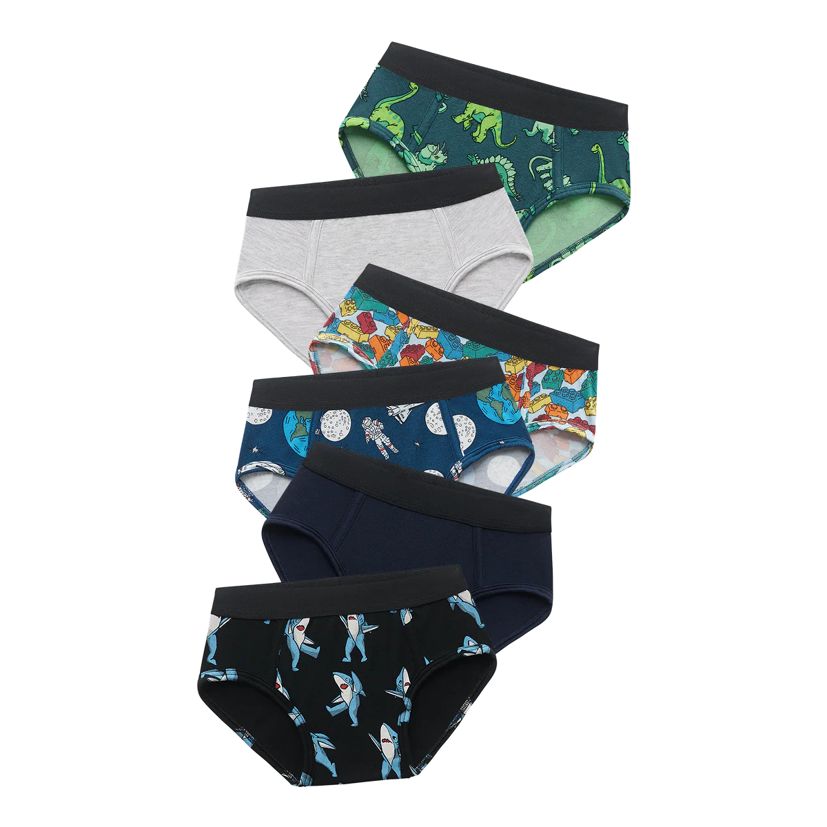 UltraModal™ Kids Core Boys Brief 6-Pack | Playmates Pack
