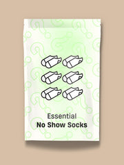 Essential No Show Sock 6-Pack | It's a Mystery!
