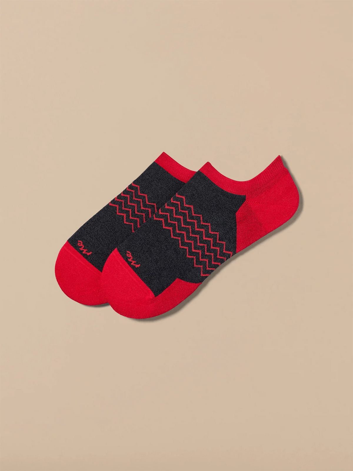 Essential Ankle Sock | Charcoal/Red