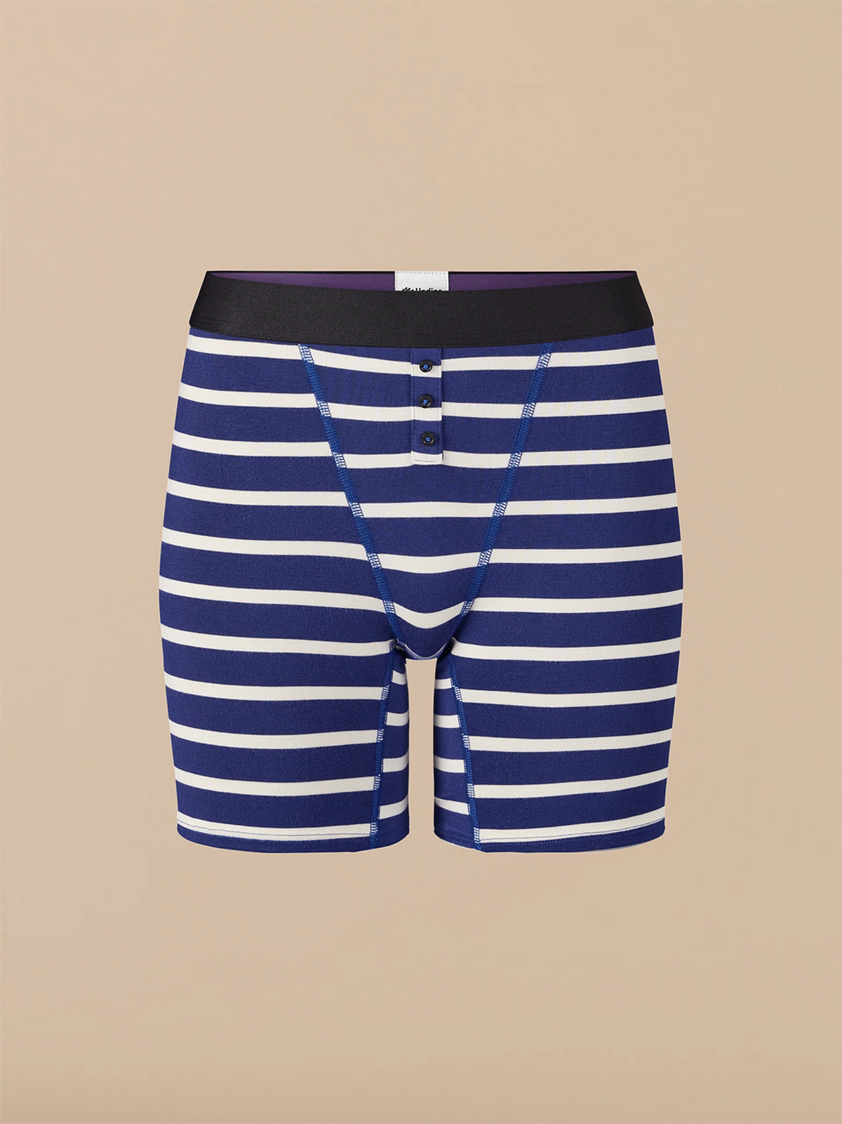 UltraModal™ Core Boyfriend Boxer Brief | Navy Stripes