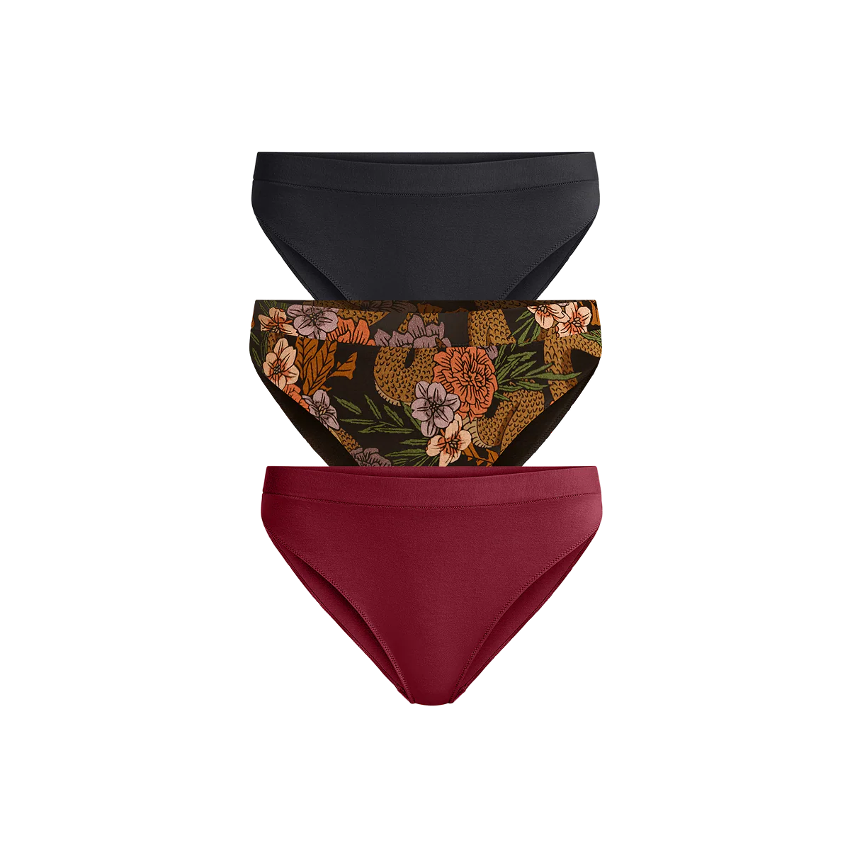 UltraModal™ FeelFree High Leg Bikini 3-Pack | Garden Snake Pack