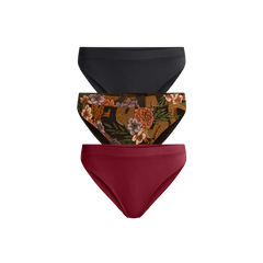 UltraModal™ FeelFree High Leg Bikini 3-Pack | Garden Snake Pack