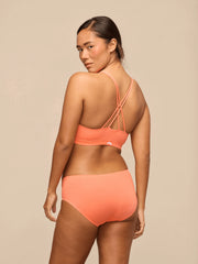 Breathe Strappy Back Bralette | Coral