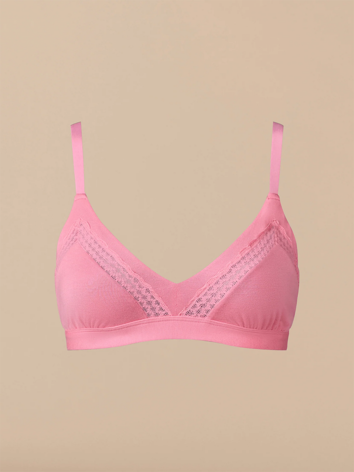 UltraModal™ Lace Triangle Bralette | Pop Pink