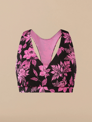 Curvy UltraModal™ FeelFree Racerback Bralette | Pink Bloom