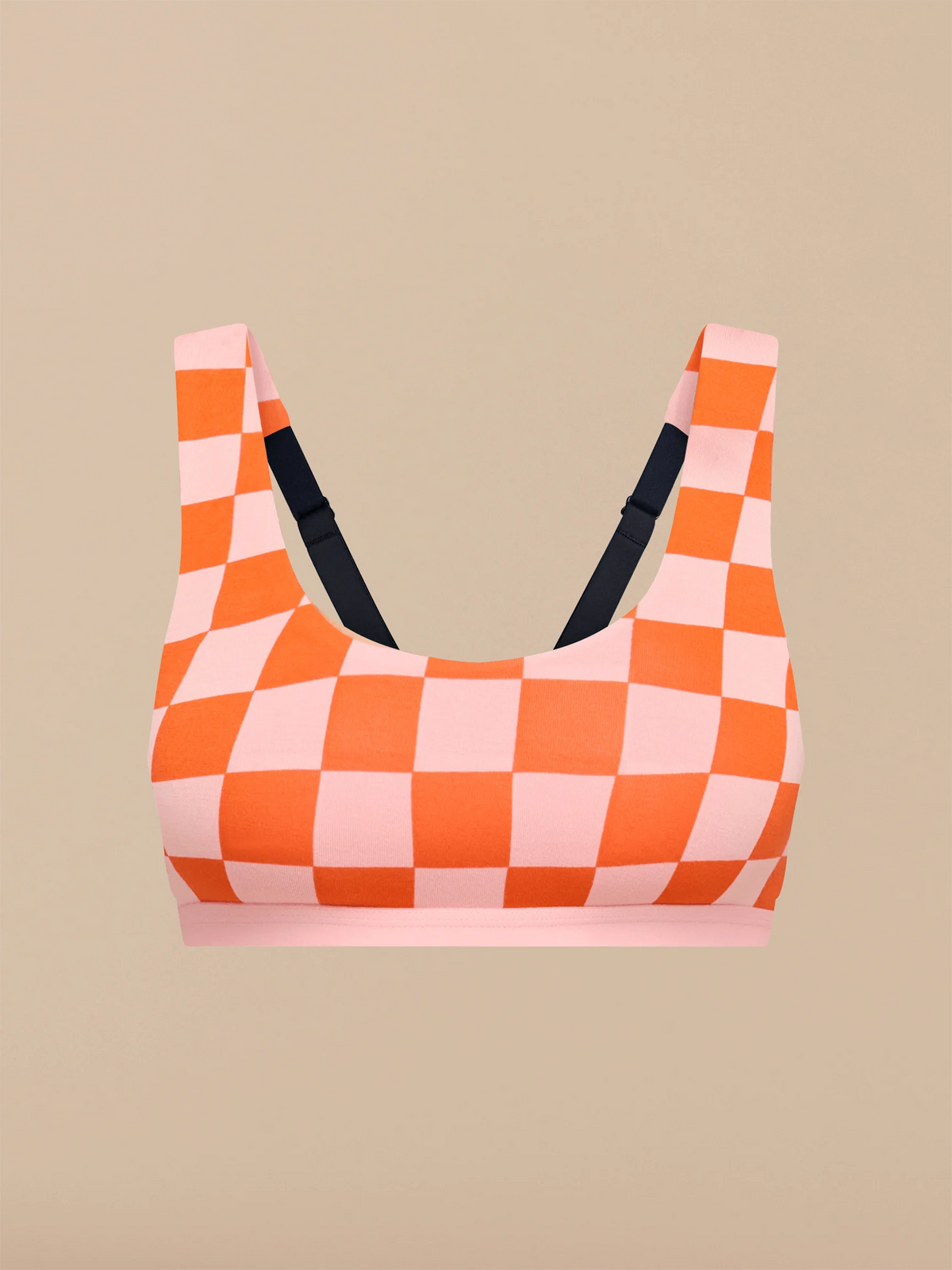 UltraModal™ FeelFree Square Neck Bralette | Cheeky Check