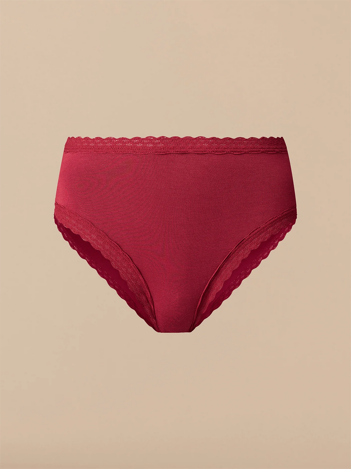 UltraModal™ Lace High-Waisted Cheeky Bikini | Cabernet