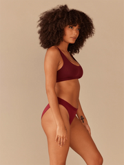 UltraModal™ FeelFree Square Neck Bralette | Cabernet/Cabernet