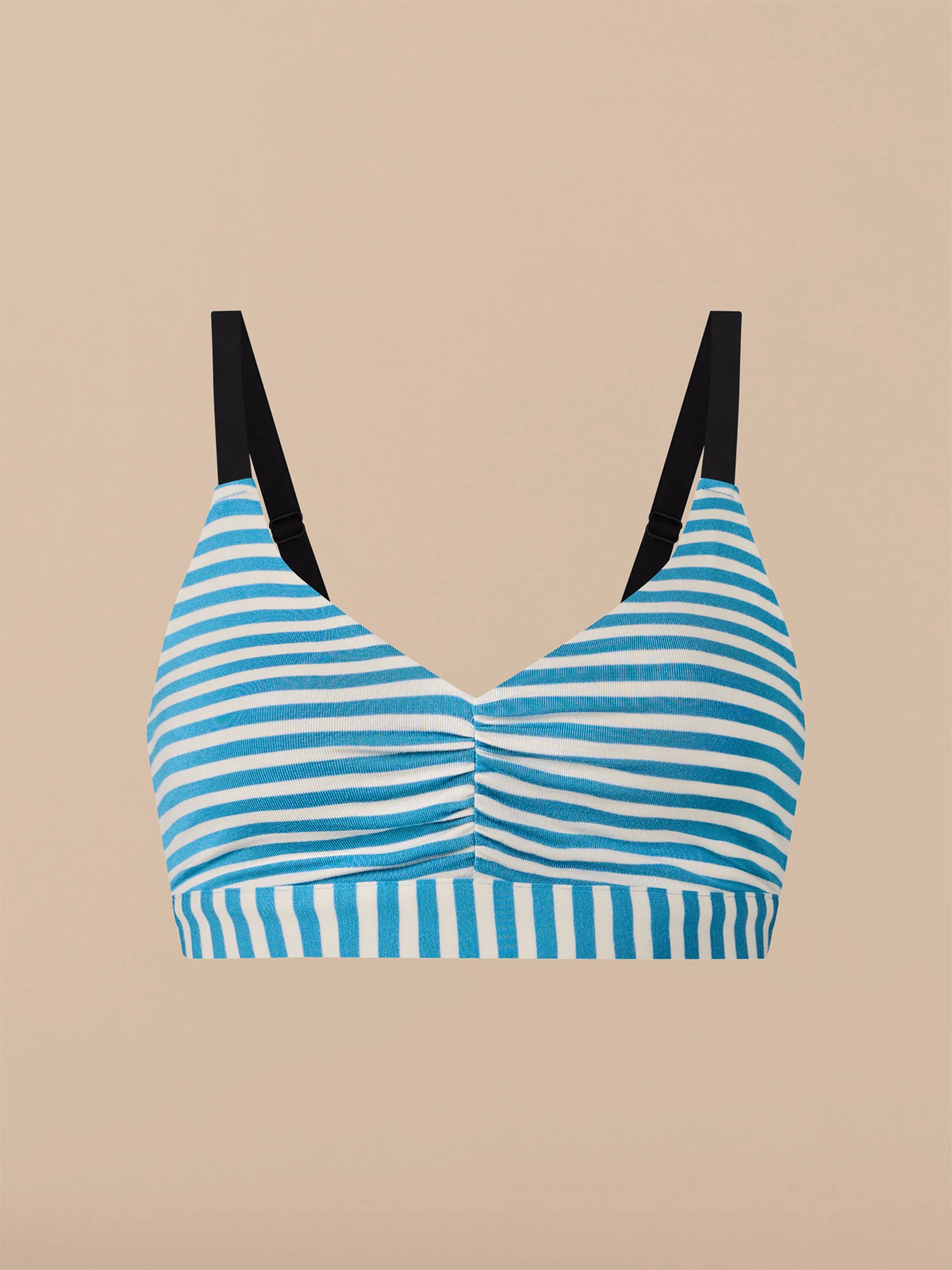 Curvy UltraModal™ FeelFree Ruched Bralette | Amalfi Stripes
