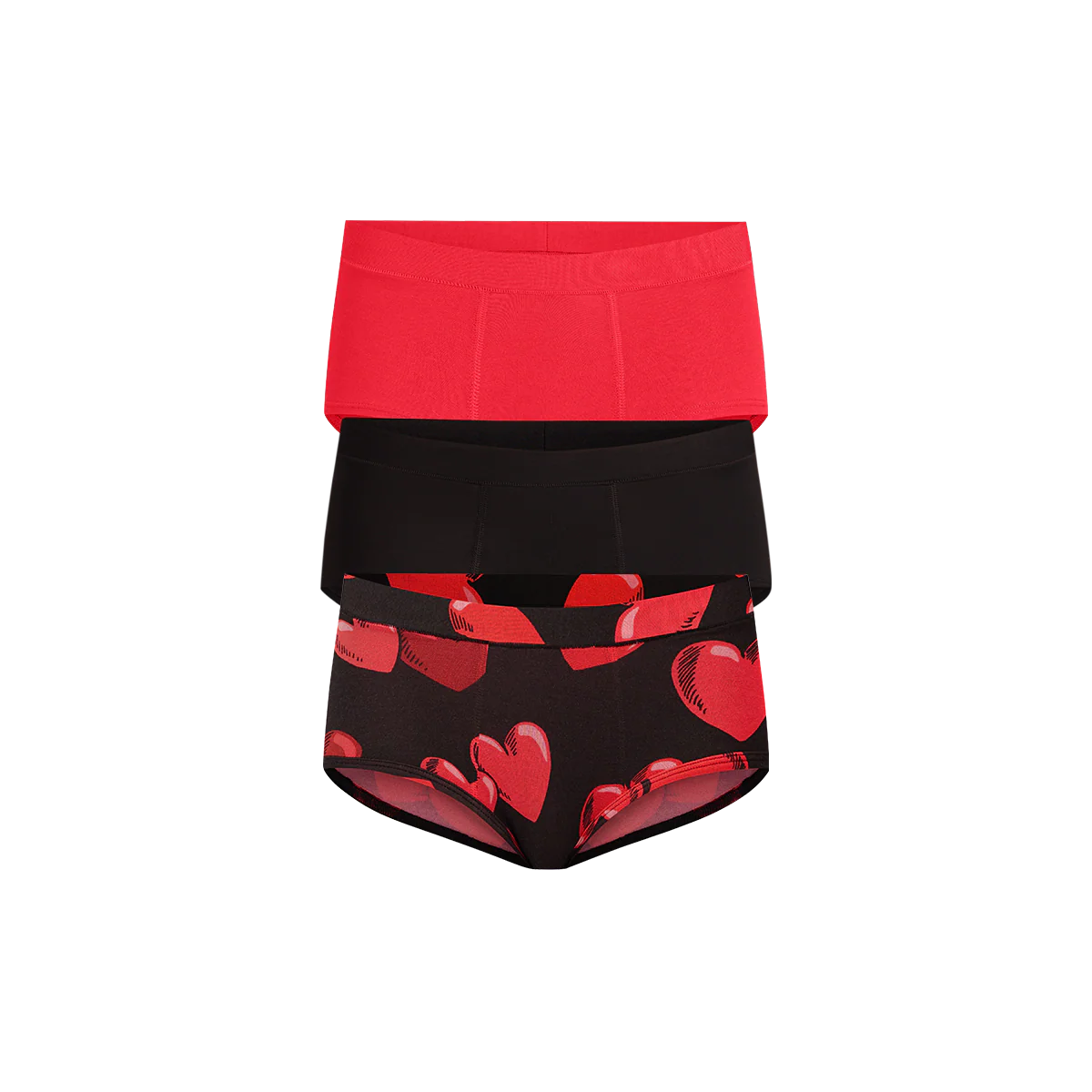 UltraModal™ FeelFree Cheeky Brief 3-Pack | Floating Hearts Pack