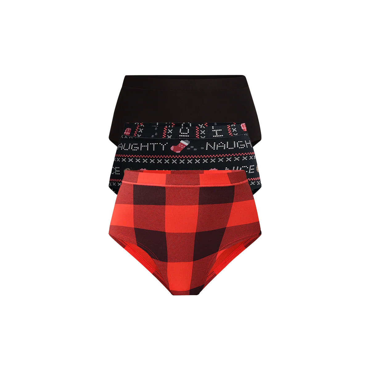 UltraModal™ FeelFree High-Waisted Cheeky 3-Pack | Naughty or Nice Pack